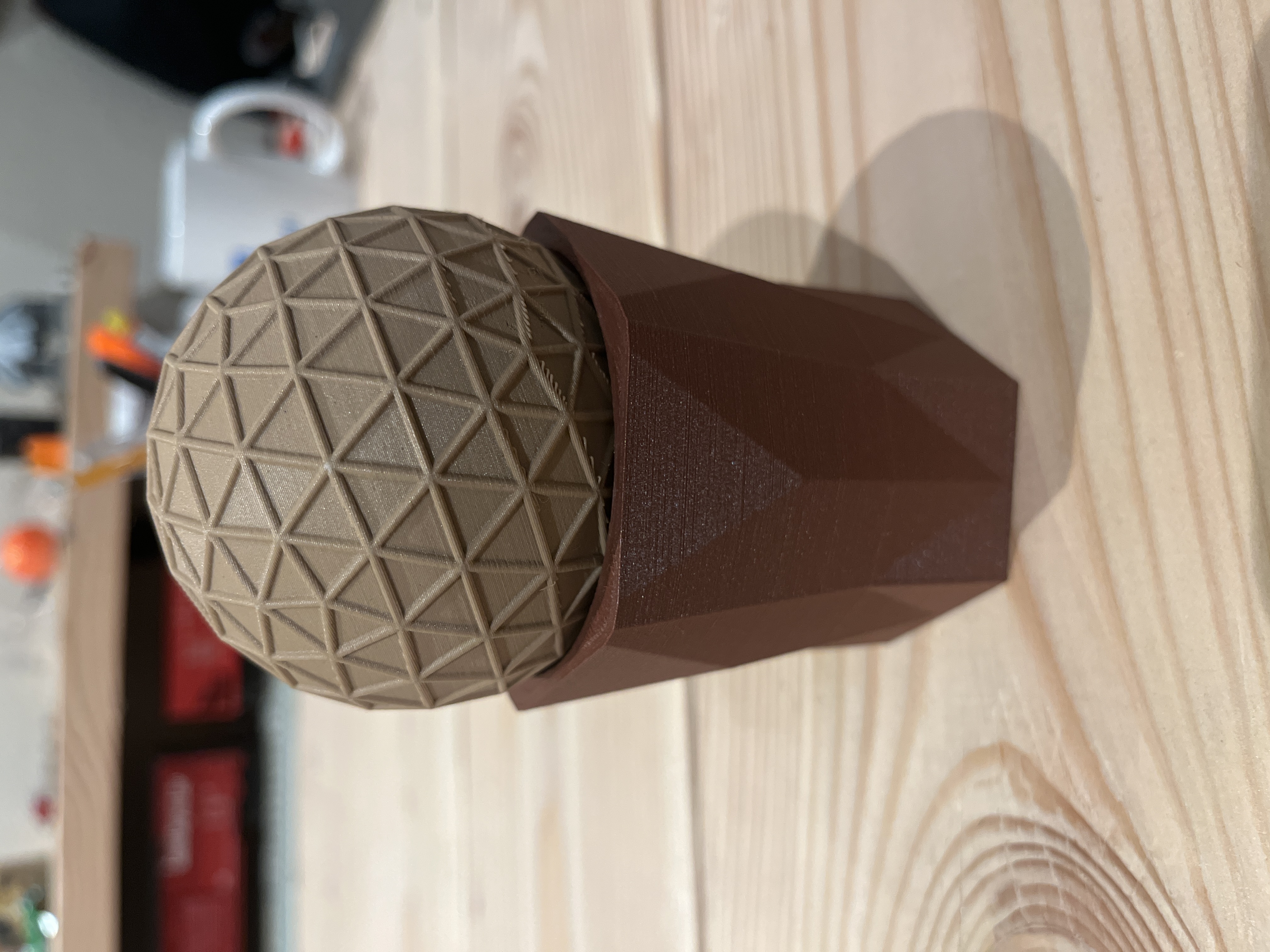 Low-Poly Geodesic Sphere Fidget Toy/Lamp