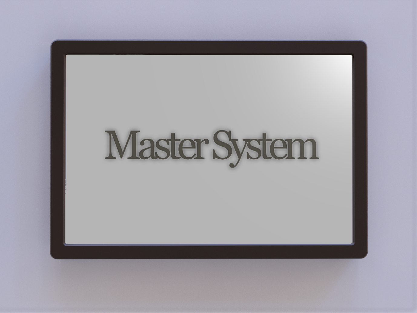 Master System Logo Wall Art