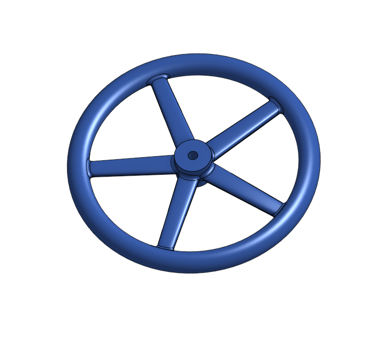 Flywheel Casting Pattern by kaje Download free STL model