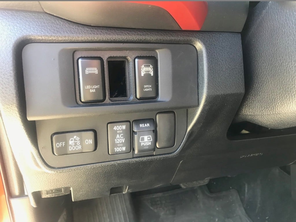 3rd Gen Toyota Tacoma triple switch plate