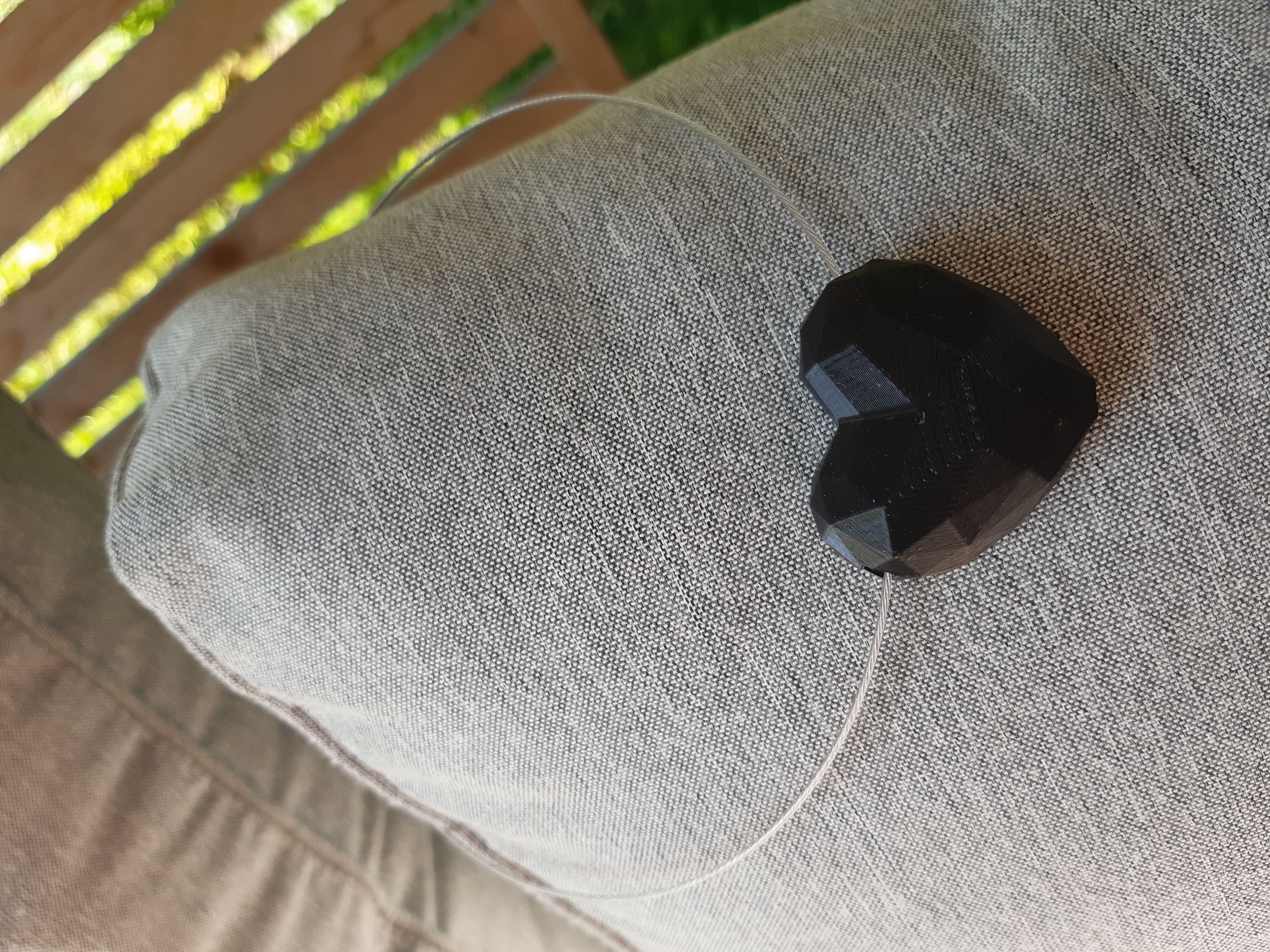 Low Poly Pendant/přívěsek HEART