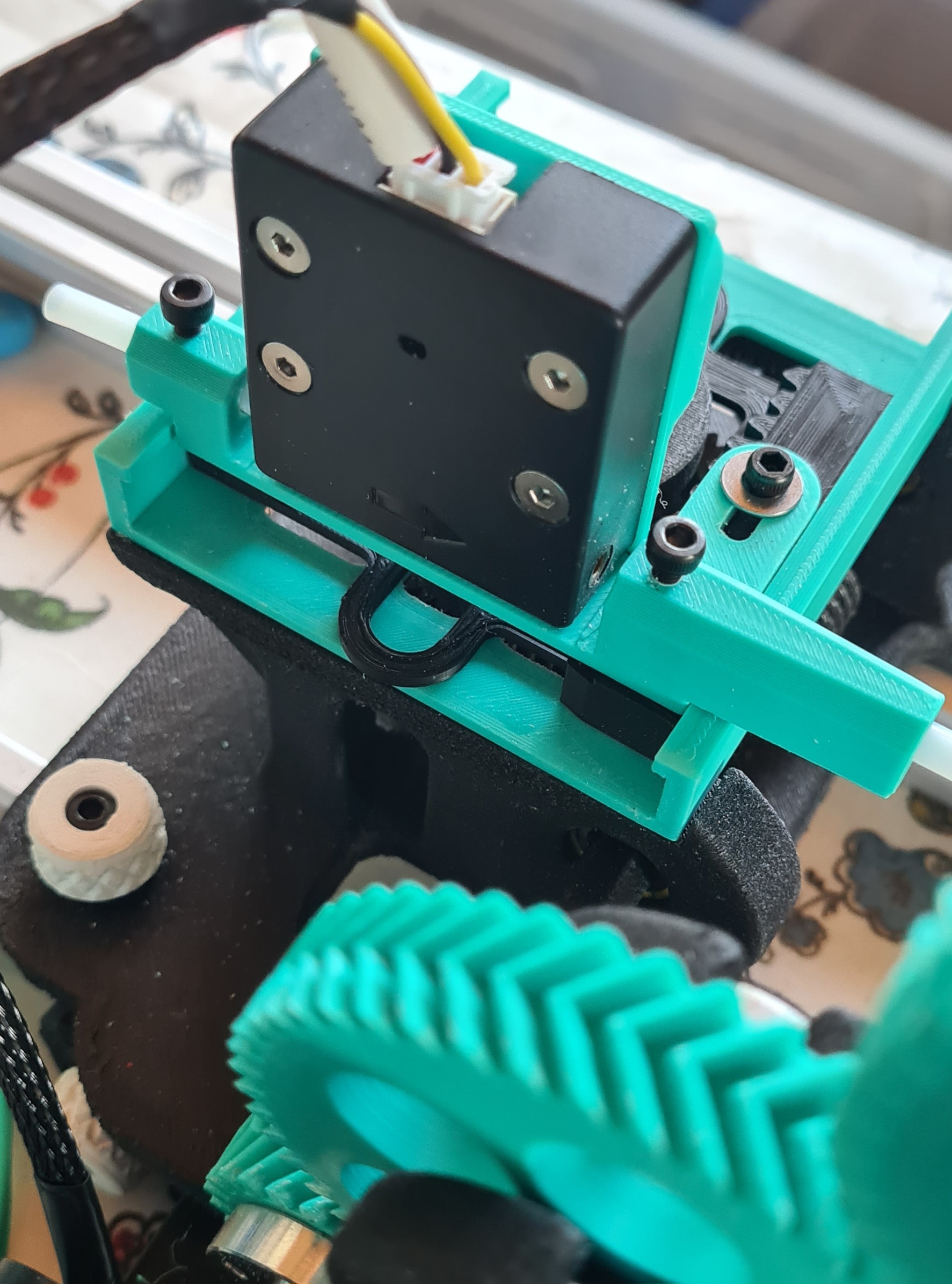 Holder for Creality filament sensor 3D model thumbnail