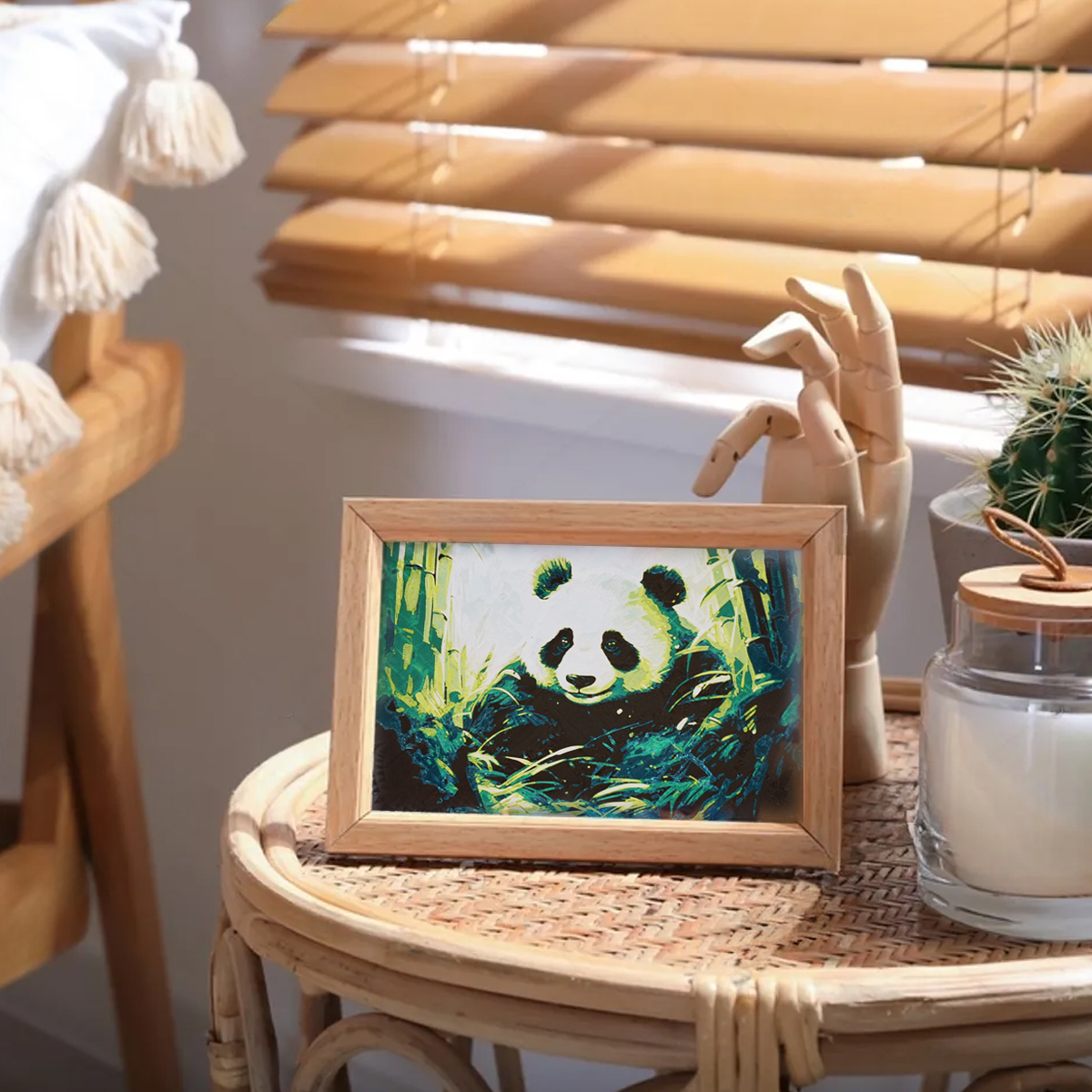 Panda Oil Painting（Hueforge Painting）