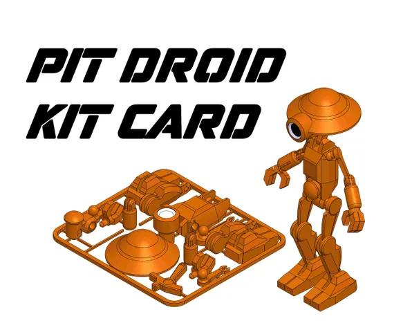 Star Wars Pit Droid Kit Card