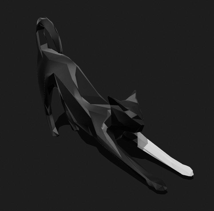 Lowpoly cat par Cziken | Téléchargez gratuitement un modèle STL ...