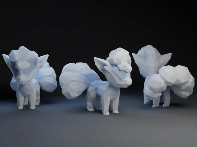 Low Poly Vulpix