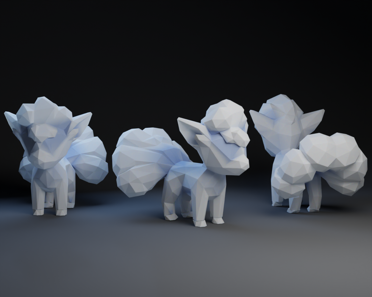Low Poly Vulpix