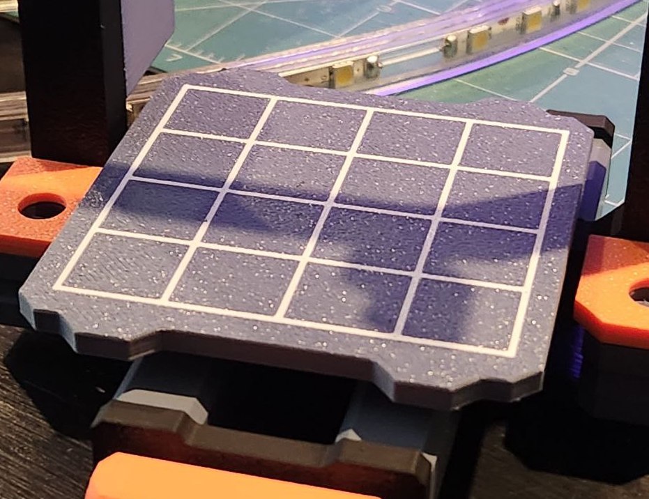 Prusa Low Poly — bed with grid