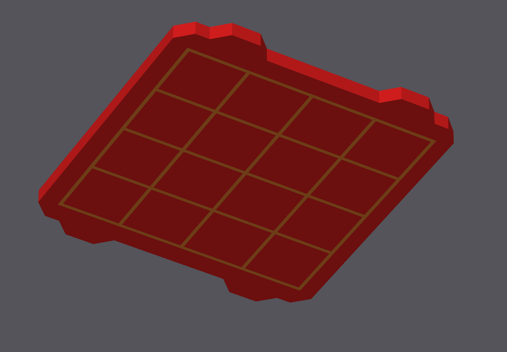 Prusa low poly bed with grid by spinogrizz download free stl model