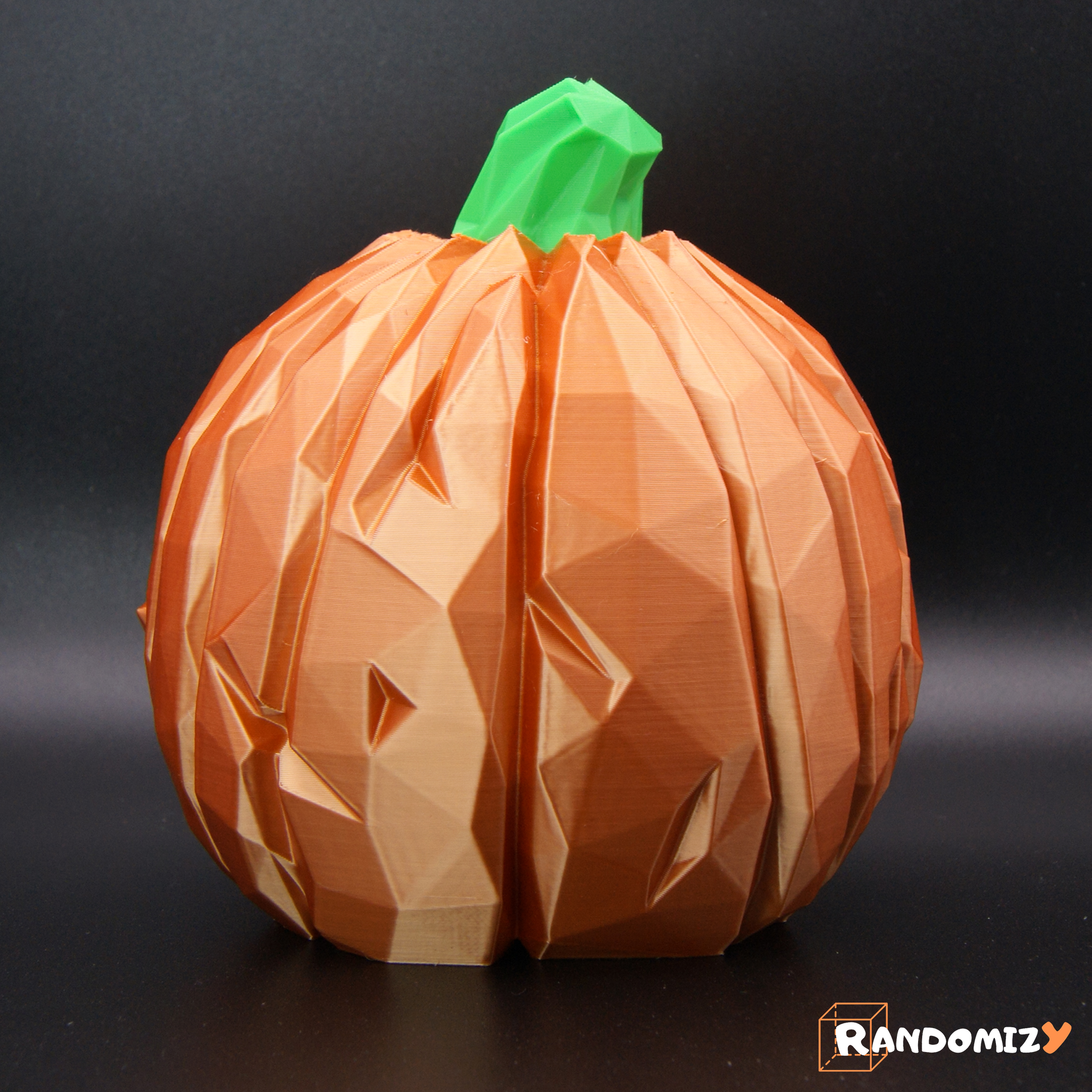 Miniatura 4 do modelo 3D Pumpkin Skull - Low Poly