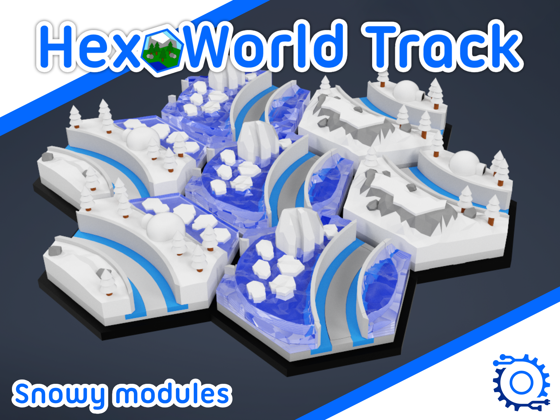 HexaWorld Snowy modules