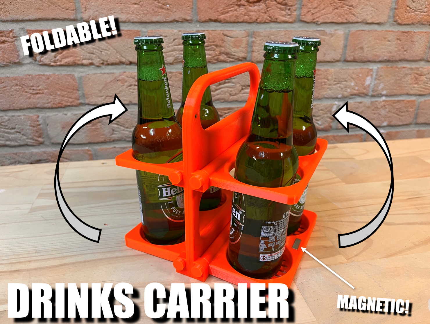 Foldable Drinks Carrier