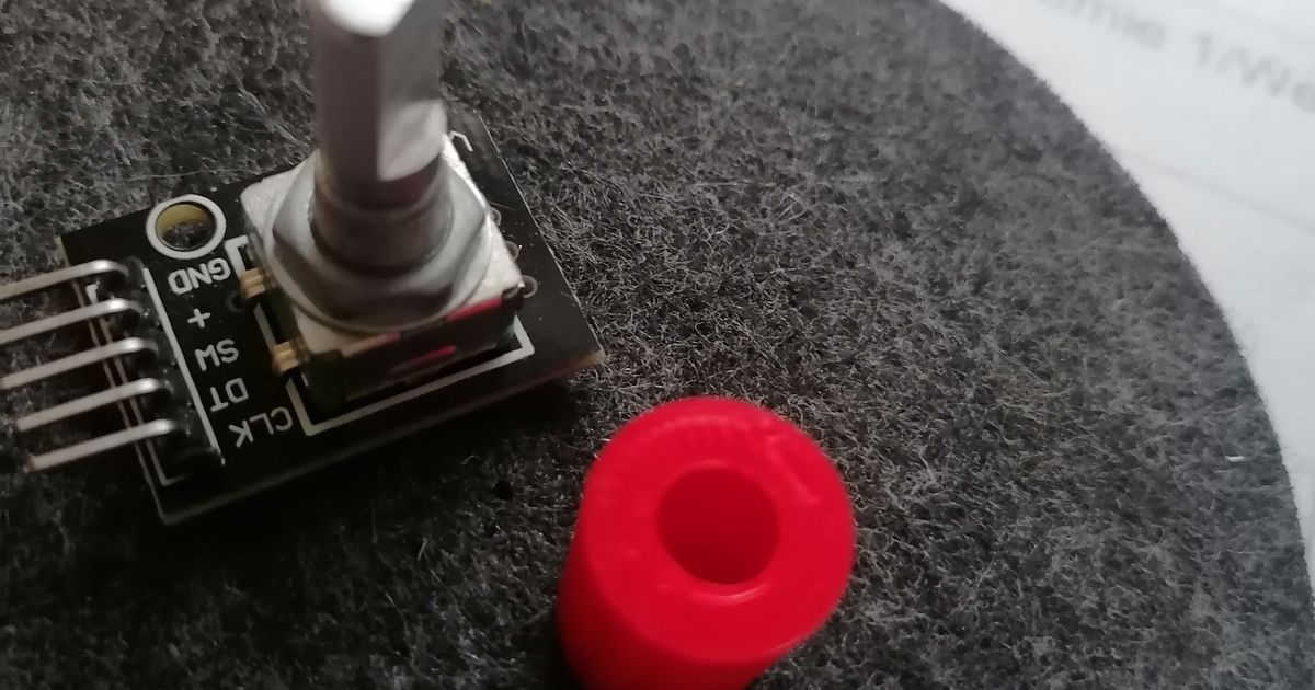 Head for an Rotary encoder rotary encoder knob by Nando Pfau