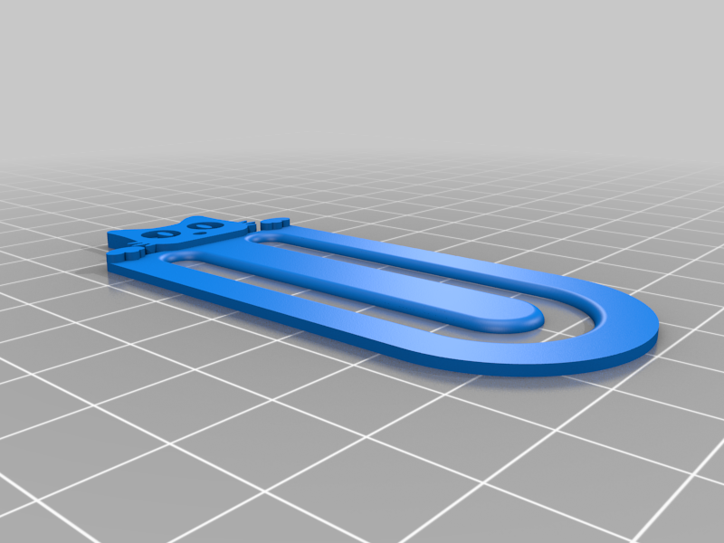 Miniatura 4 do modelo 3D Peeking Cat Bookmark