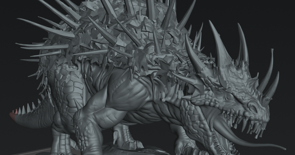 Jacare Emboscada Monster Beast - The Eightpints The Mire by The Eightpints | Download free STL model | Printables.com - 3D model önizlemesi