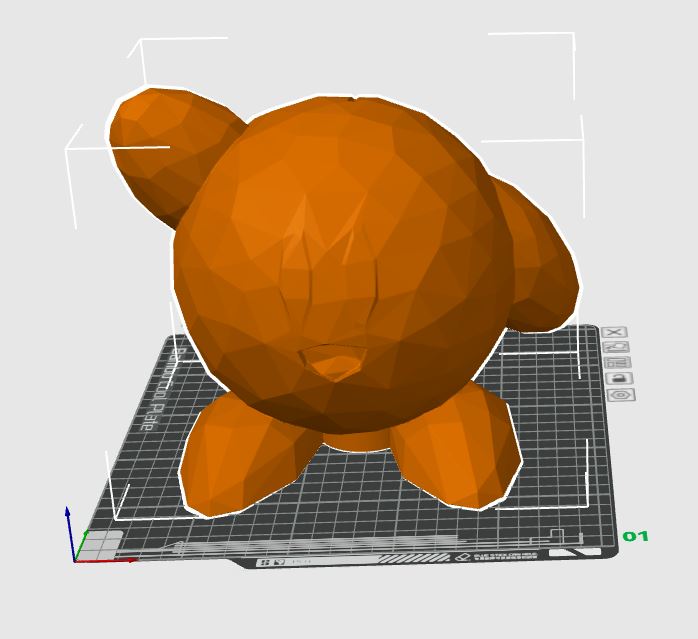 Kirby Lowpoly Piggy Bank