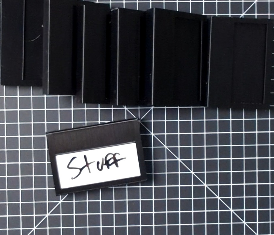 Label for Ikea NIMM storage boxes