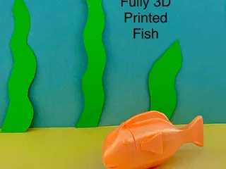 Fully 3D Printed Fish (No supports) by Aron Bertsch | Download free STL ...