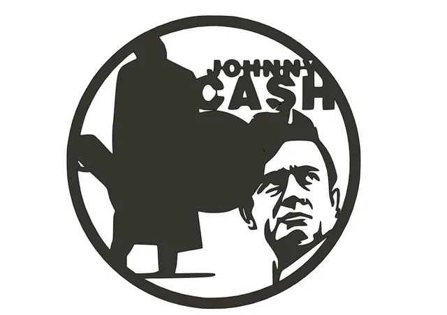 Johnny cash klok 2d