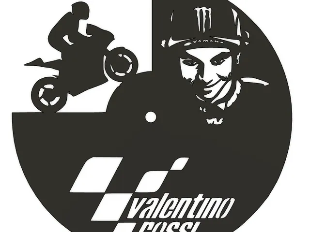 Valentino Rossi Klok 2d art