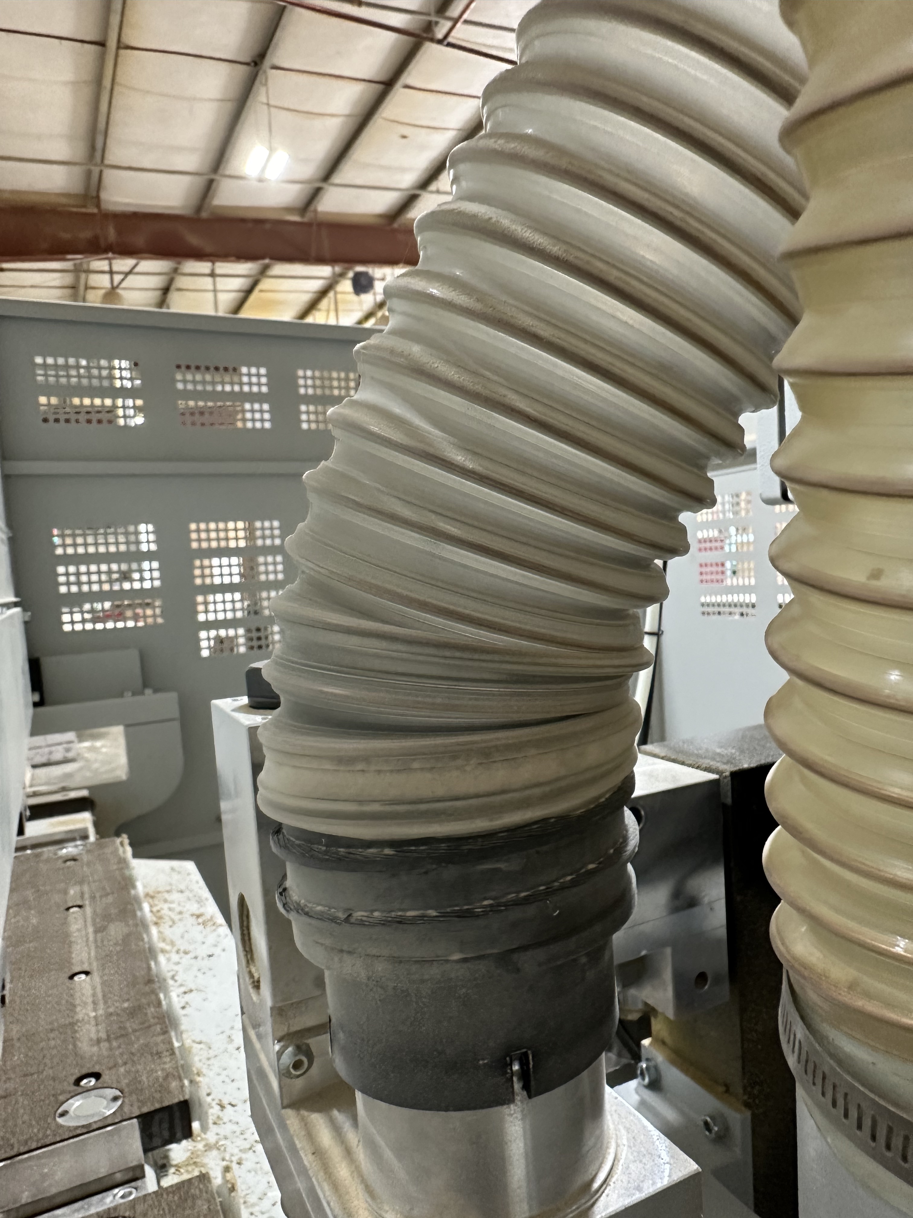 OMAL HBD 1300 Dust Collector Port 3" Threaded Flex Hose Adapter