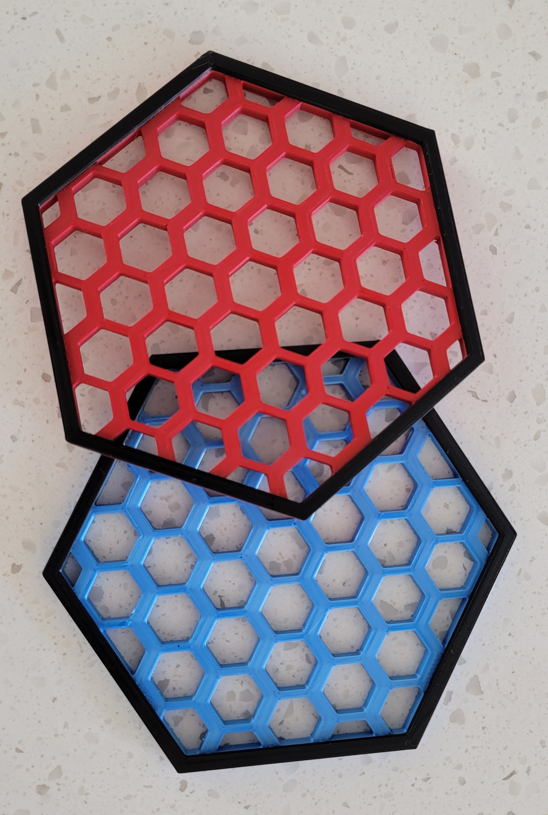Miniatura 7 do modelo 3D Honeycomb Coaster