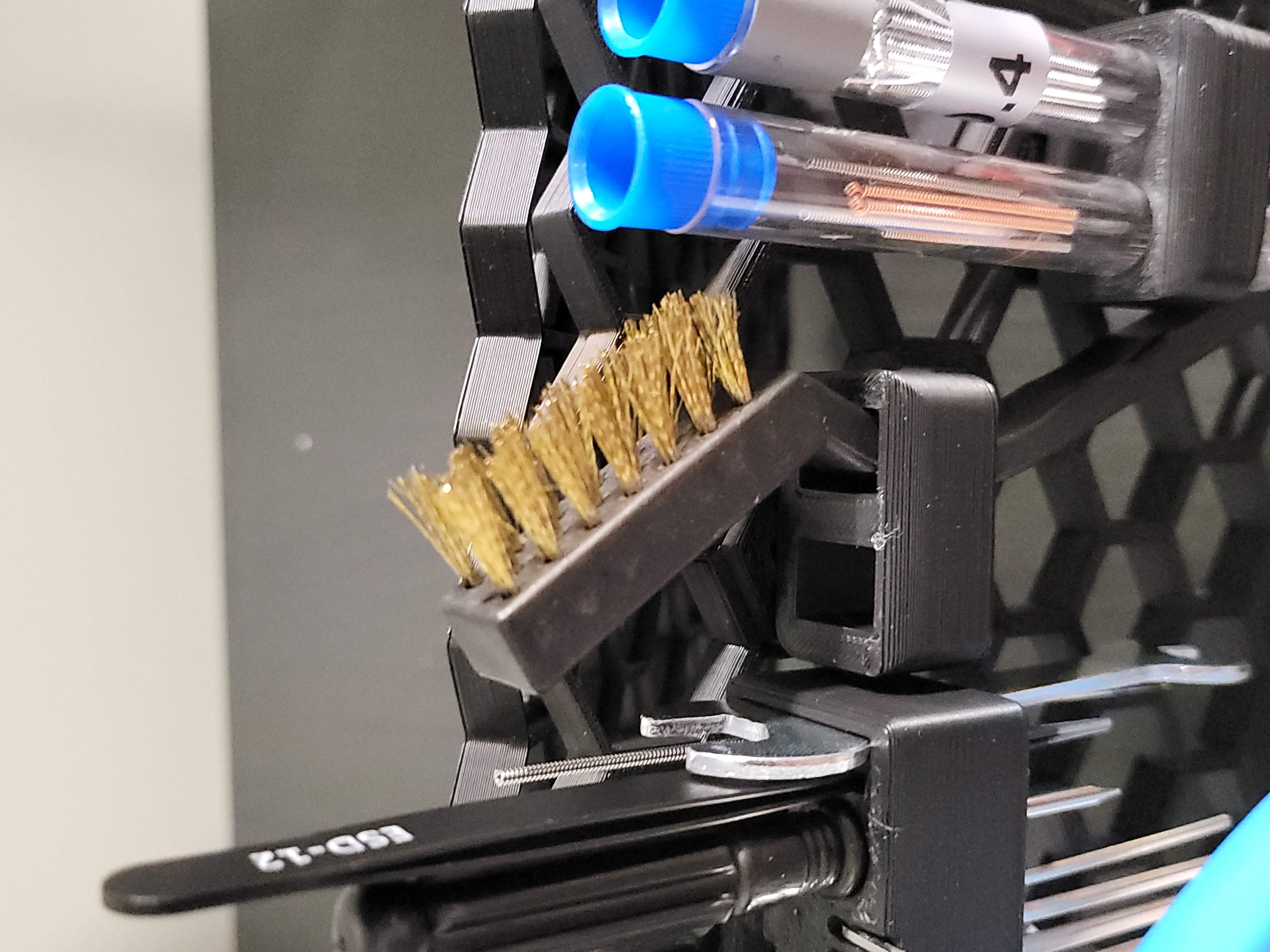 HSW Copper nozzle brush holder with peg
