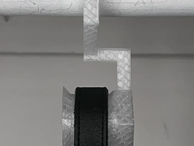 Purse hanger (for leather straps)
