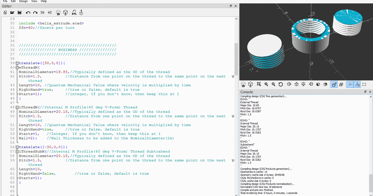 M Thread by spingoogL | Download free STL model | Printables.com