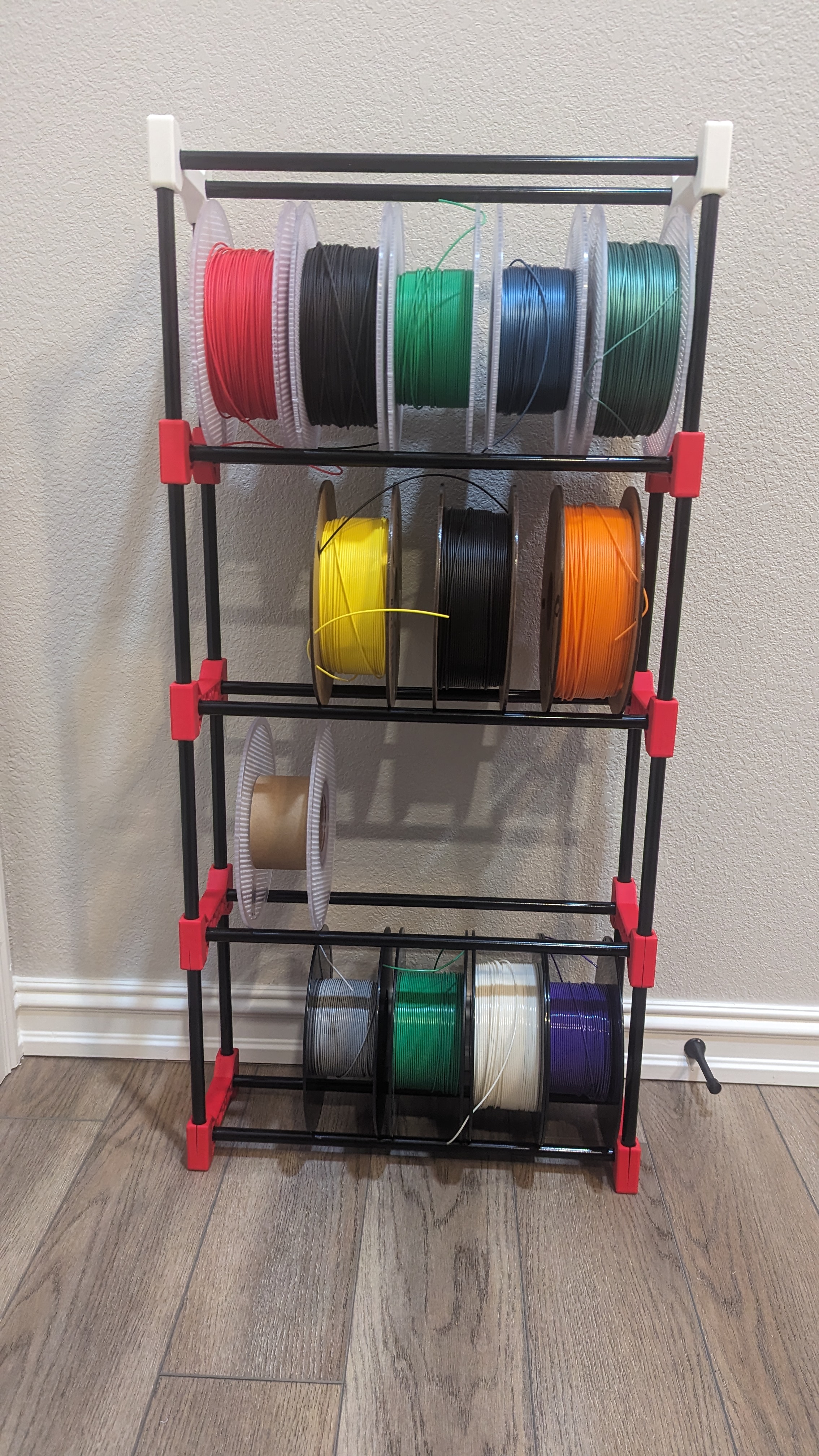 Miniatura 3 do modelo 3D Filament Storage Rack