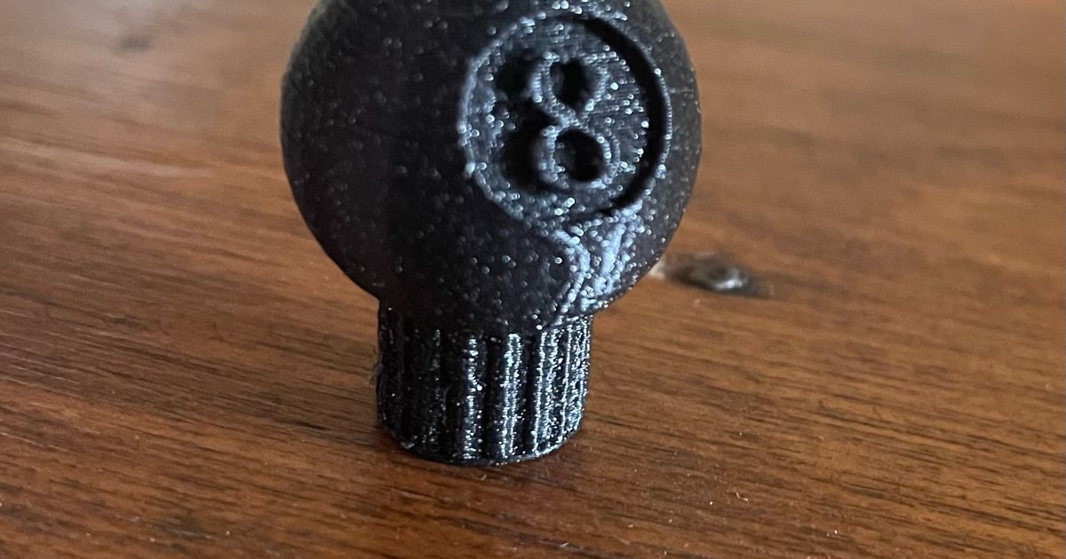 8 Ball Valve Stem Cap by Kyle Pisarcik Download free STL model