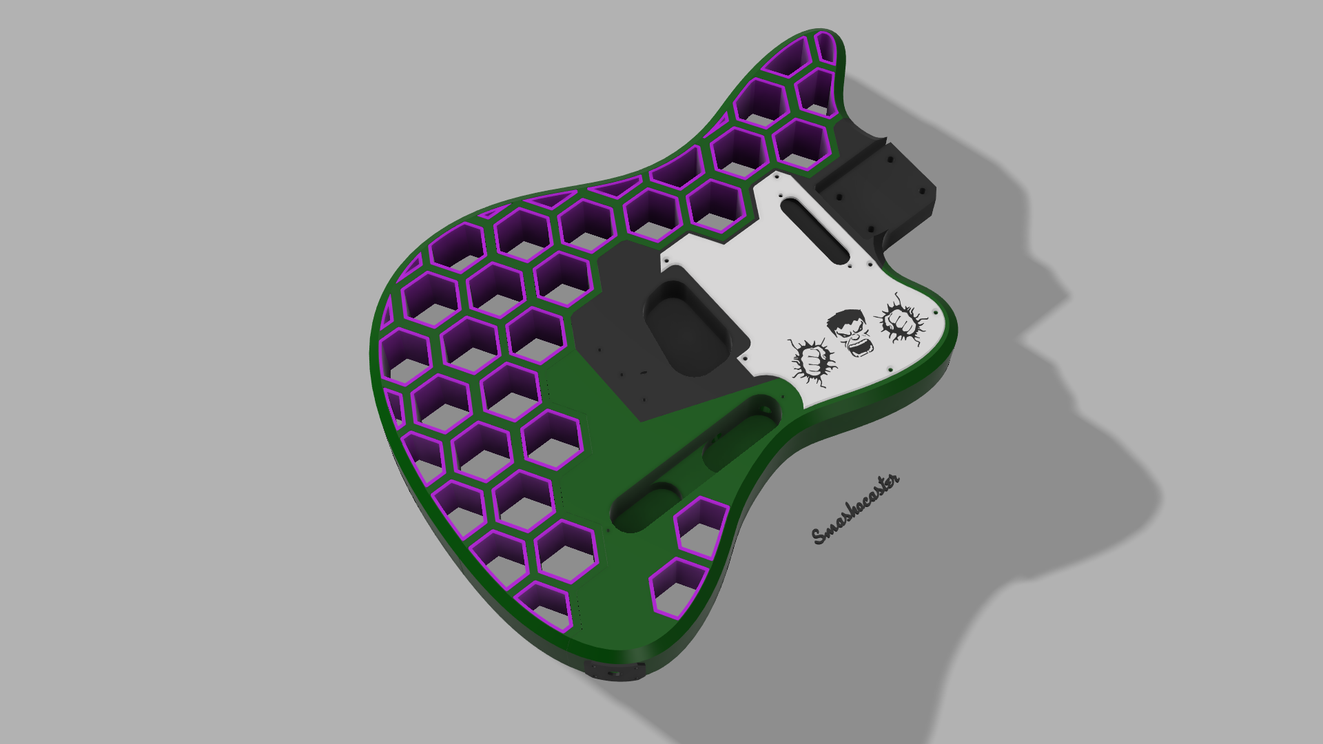 Smashocaster - Parametric inserts for Prusacaster (and some other tweaks)