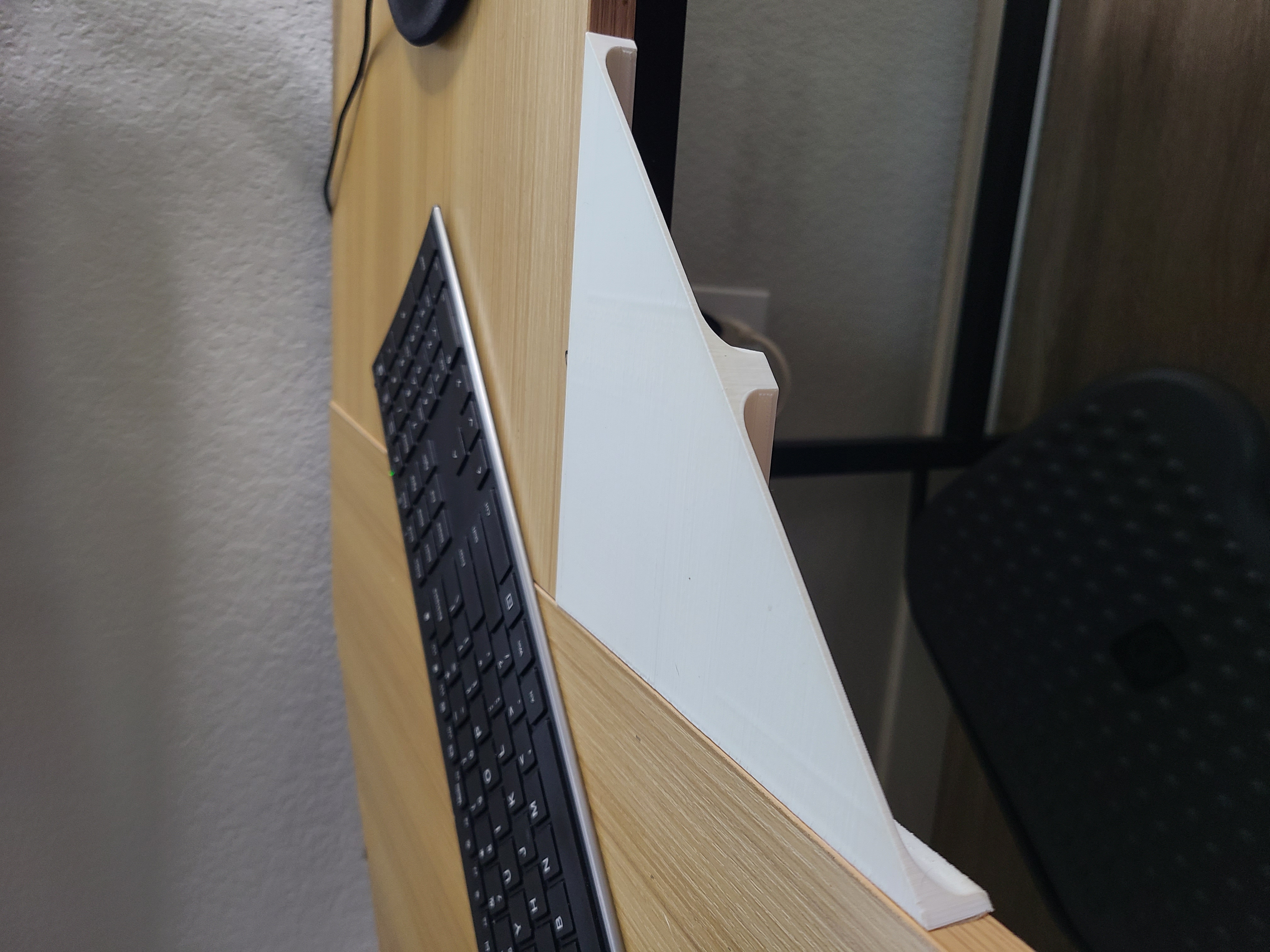 Corner Desk Connector Platform for L-Shaped Desk