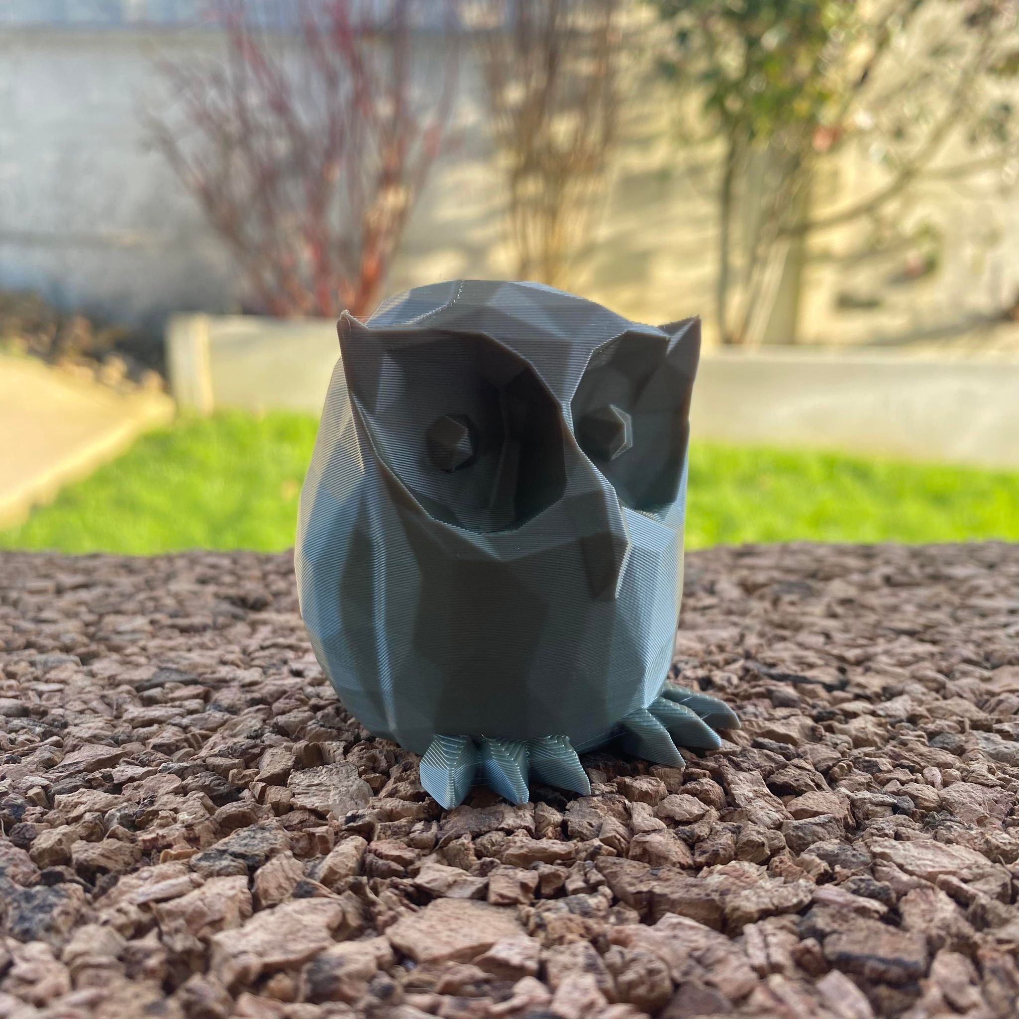 Miniatura 2 do modelo 3D Low Poly Owl