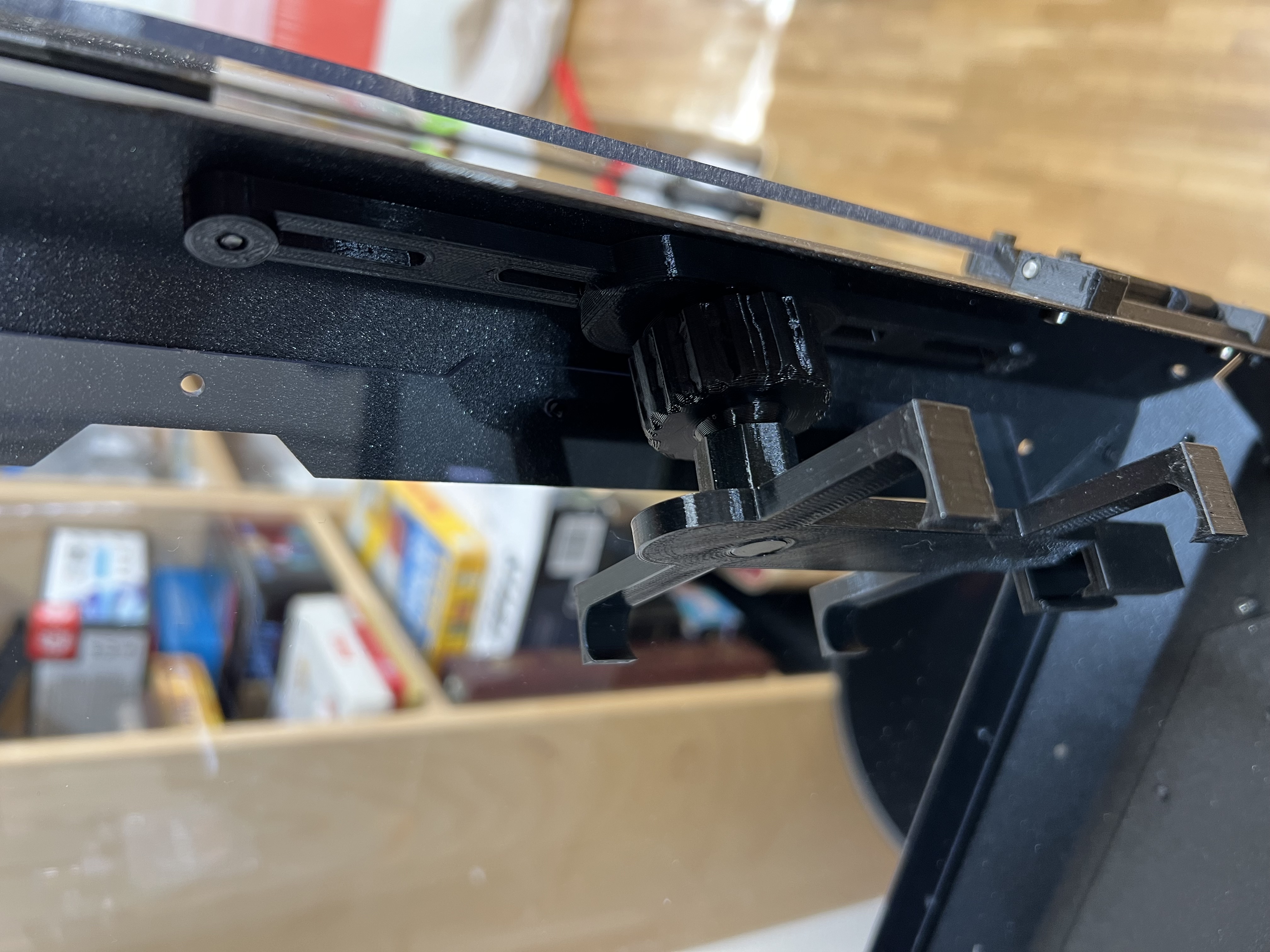Webcam/Phone holder for Prusa Enclosure 3D model thumbnail