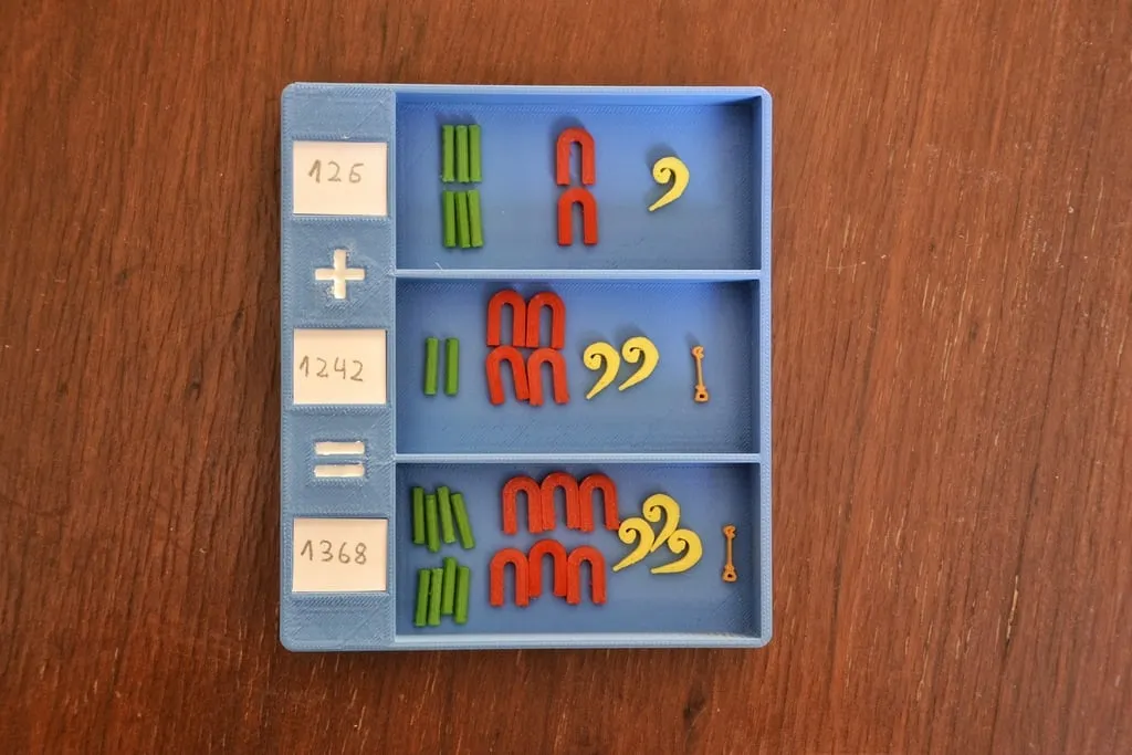 Egyptian numbers math by Julián Caro Linares | Download free STL model ...