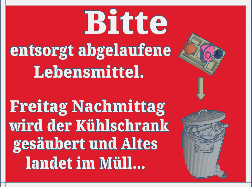 Hinweise Büro Kollektion Teil 4 von 6 >Kühlschrank<