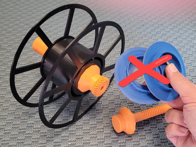 Reusable Spool directly usable in Filament Switcher (no need for the centering disks)