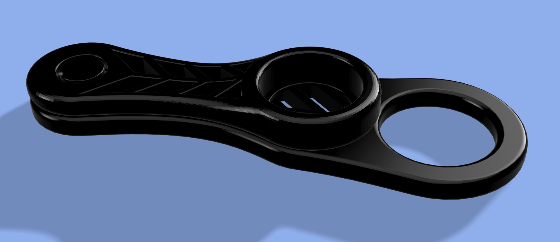 Finger slinger remix - reduce chances of curling and sharp edges