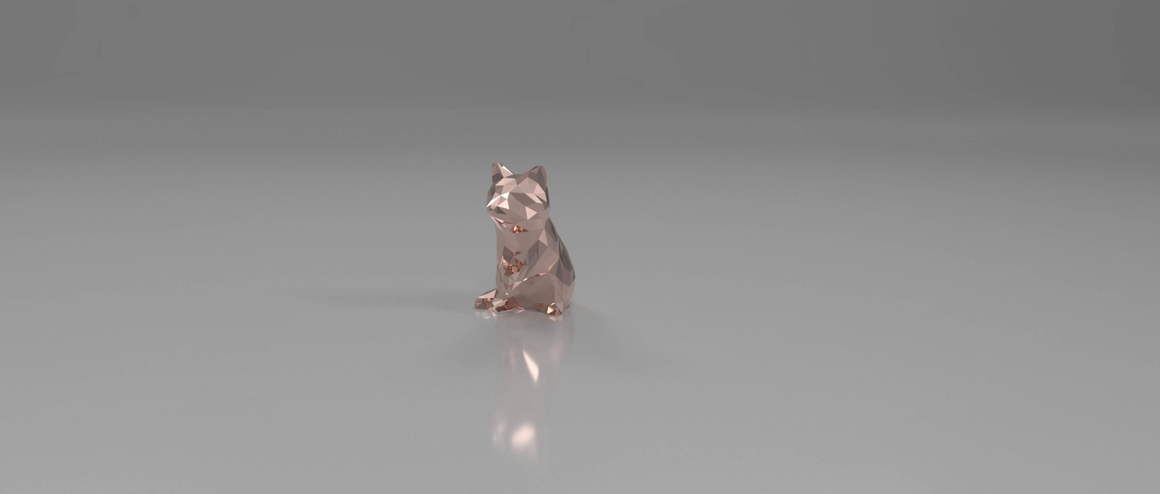 Racoon low poly