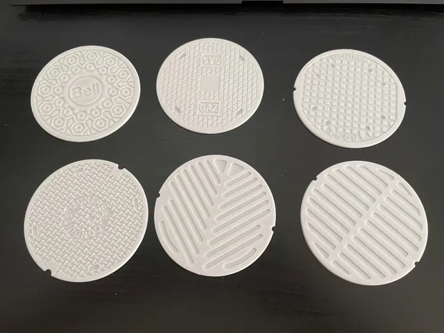 Manhole coasters