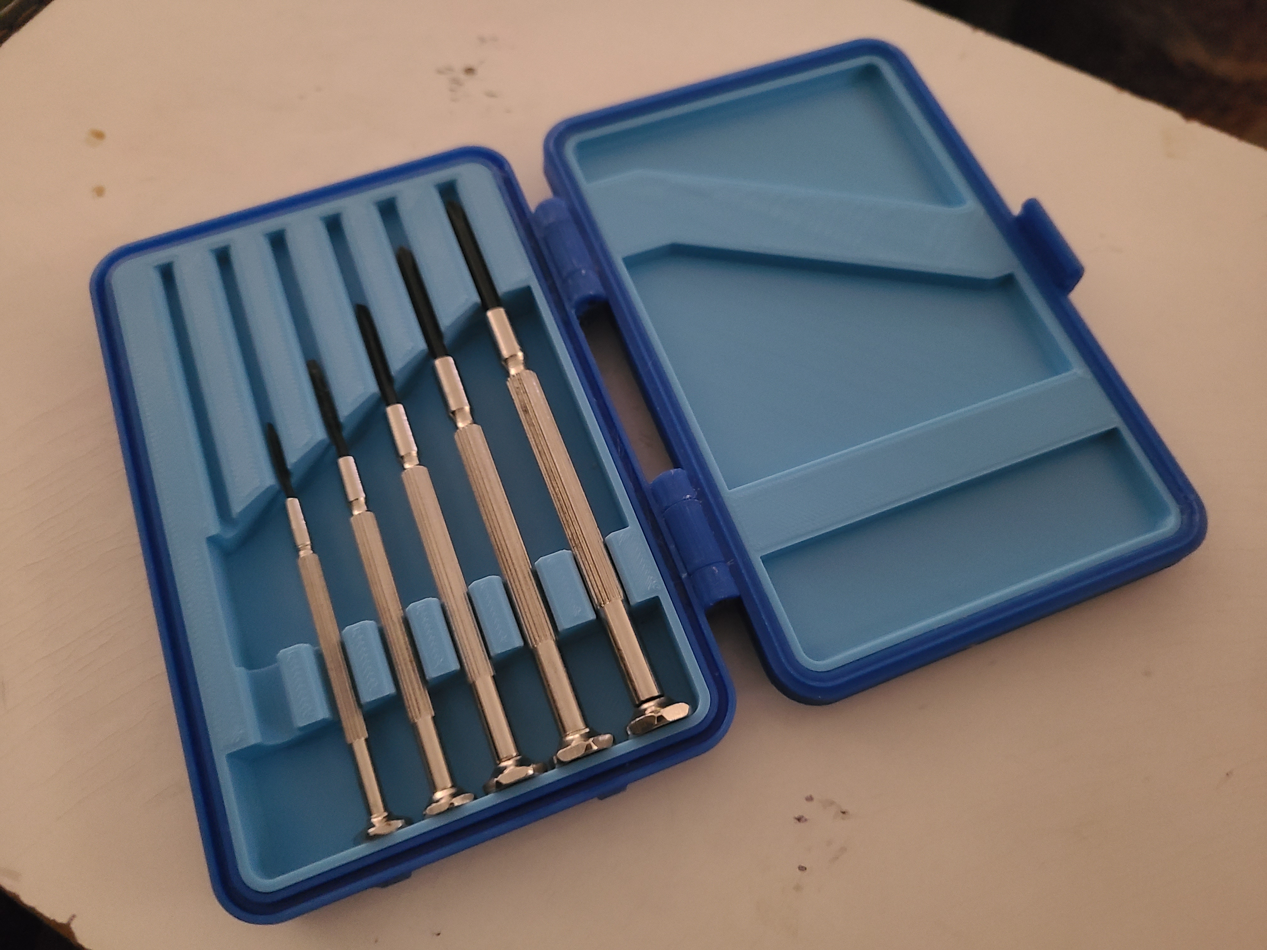 Precision screwdriver case