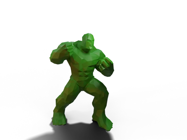 Hulk Low Poly