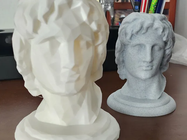 Low poly Alexander the Great
