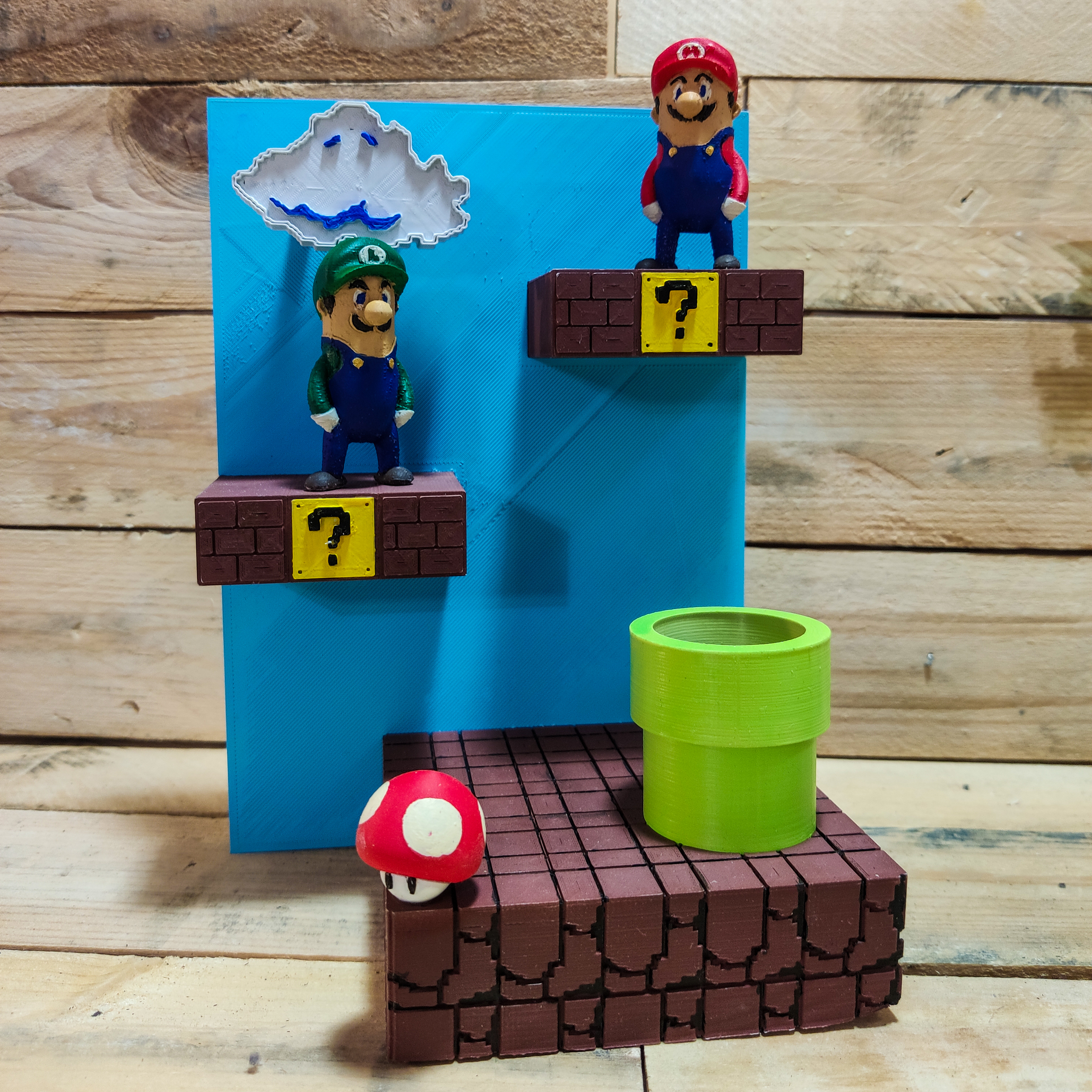 Super Mario Diorama for Mini dudes - Figurines not included