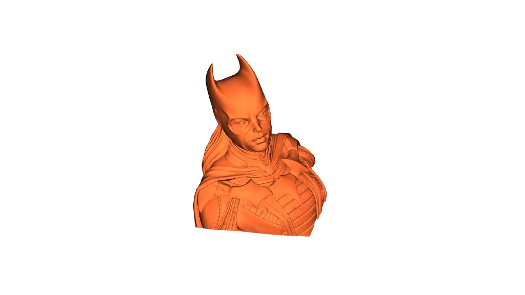 Statue Batgirl Impression 3D Résine – 18 Cm – Non Peinte – Sanix 3D