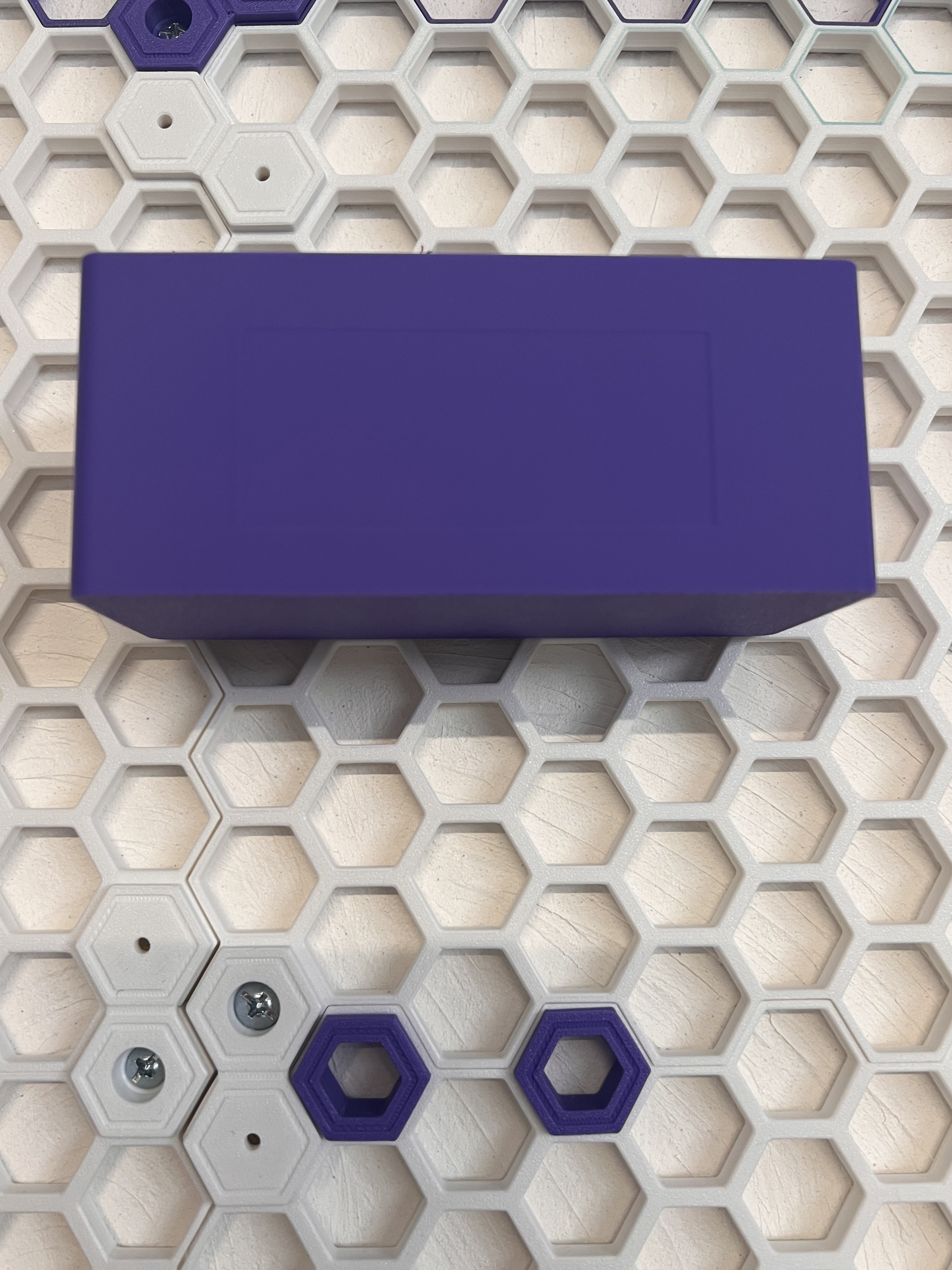 Honeycomb Storage Bin with Label