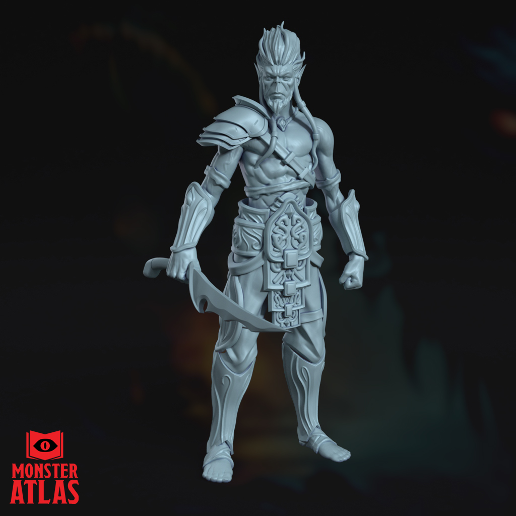 Githyanki | Free STL | D&D 5e Miniature