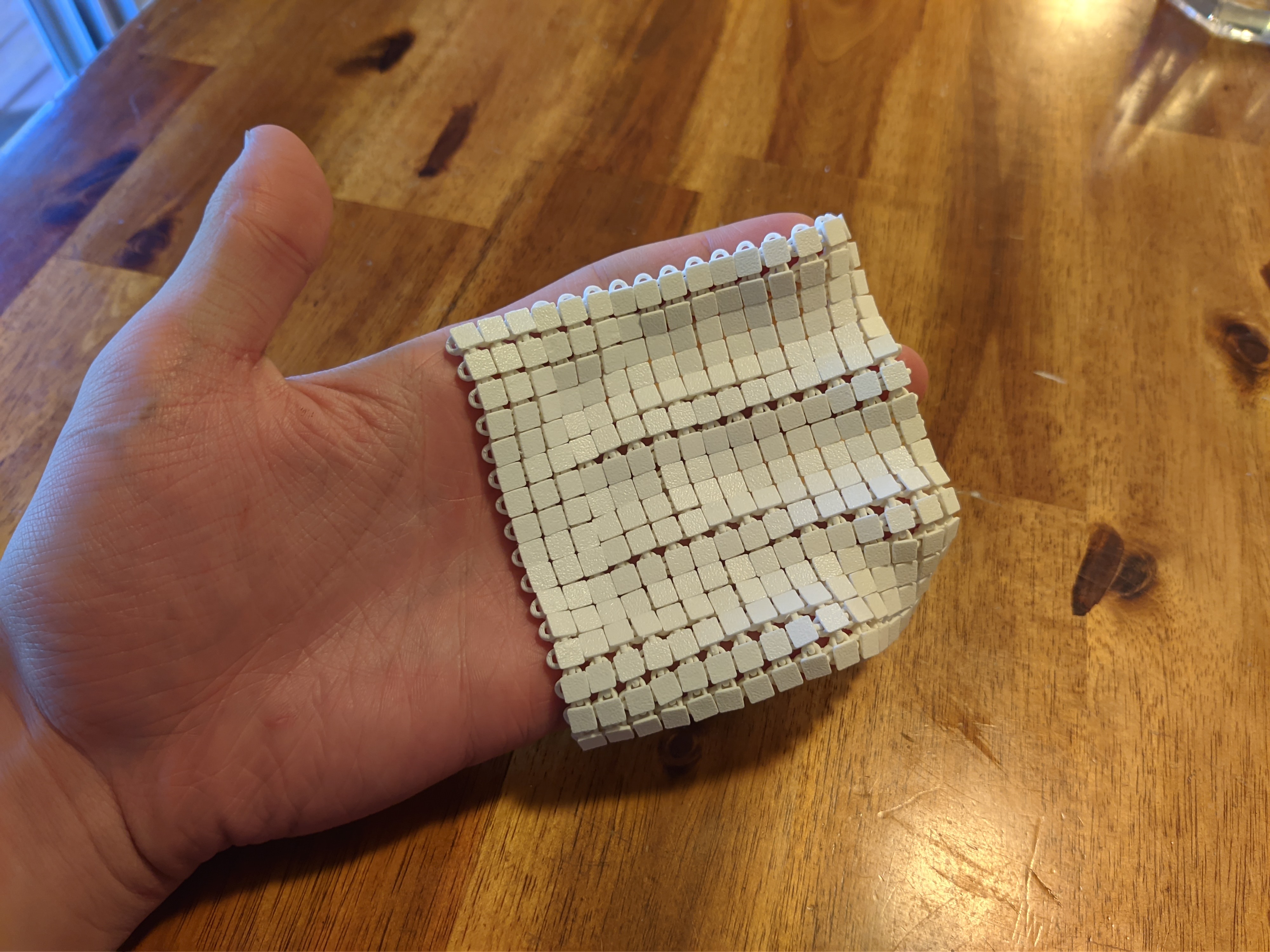 Flipped 3d Printed Fabric