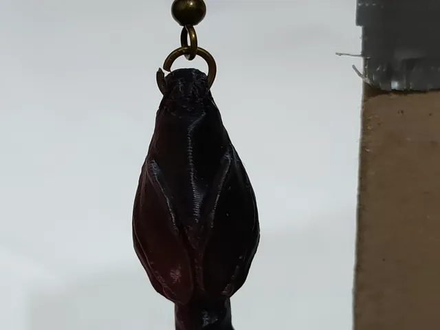 Hanging Bat earings